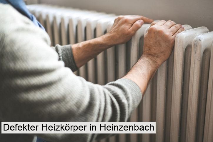 Defekter Heizkörper in Heinzenbach